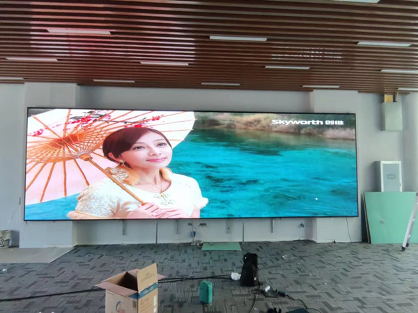 右江P1.53led小间距屏安装案例